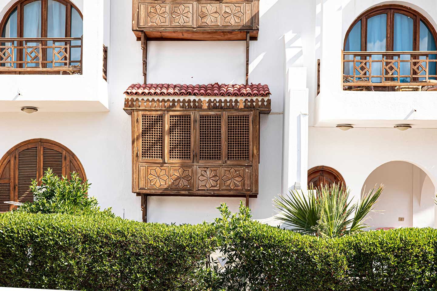 Contemporary apartment complex